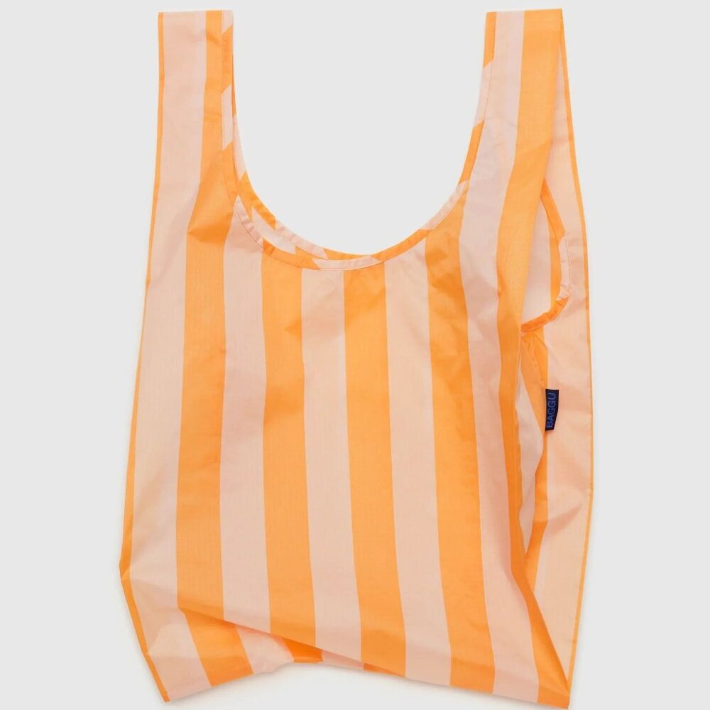 NWT Standard Baggu - Tangerine Wide Stripe